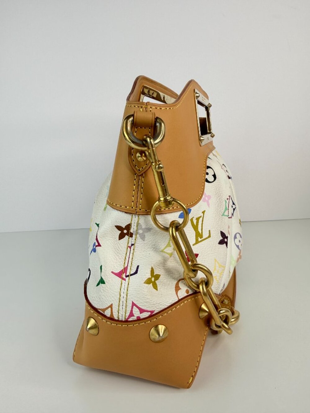 louis vuitton judy handbag monogram multicolor white - Picture 4 of 14